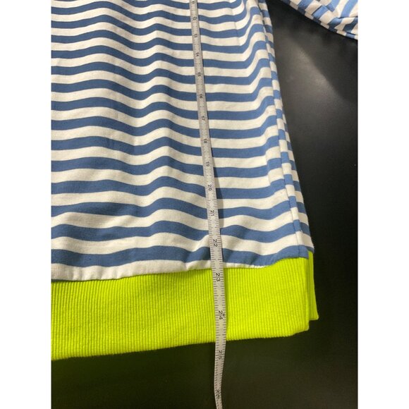 LOVESOFT Sweatshirt Striped in Blue/White/Green size Small - Picture 11 of 12